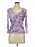 Express Purple 3/4 Sleeve Top Size L - photo 1
