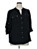 Calvin Klein Black 3/4 Sleeve Button-Down Shirt Size XL - photo 1