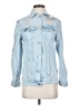 Fashion Nova 100% Cotton Blue Denim Jacket Size S - photo 1