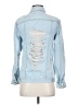 Fashion Nova 100% Cotton Blue Denim Jacket Size S - photo 2