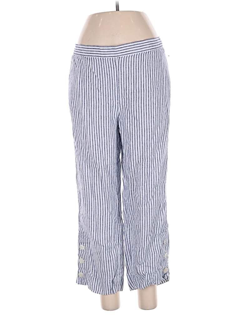 Pre-owned Chico's Linen Pants In Blue