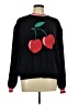 Dee Elly Hearts Black Pullover Sweater Size L - photo 1