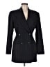 Richard Tyler 100% Wool Stripes Black Wool Blazer Size 8 - photo 1