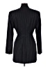 Richard Tyler 100% Wool Stripes Black Wool Blazer Size 8 - photo 2