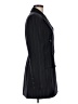 Richard Tyler 100% Wool Stripes Black Wool Blazer Size 8 - photo 4
