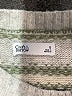 Croft & Barrow Print White Pullover Sweater Size S - photo 7