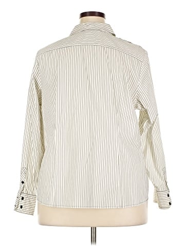 Lane Bryant Long Sleeve Button-Down Shirt (view 2)