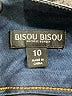 Bisou Bisou Chevron-herringbone Blue Jeggings Size 10 - photo 7