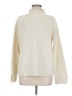 Ann Taylor LOFT Solid Ivory Turtleneck Sweater Size M - photo 1