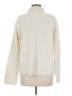 Ann Taylor LOFT Solid Ivory Turtleneck Sweater Size M - photo 2
