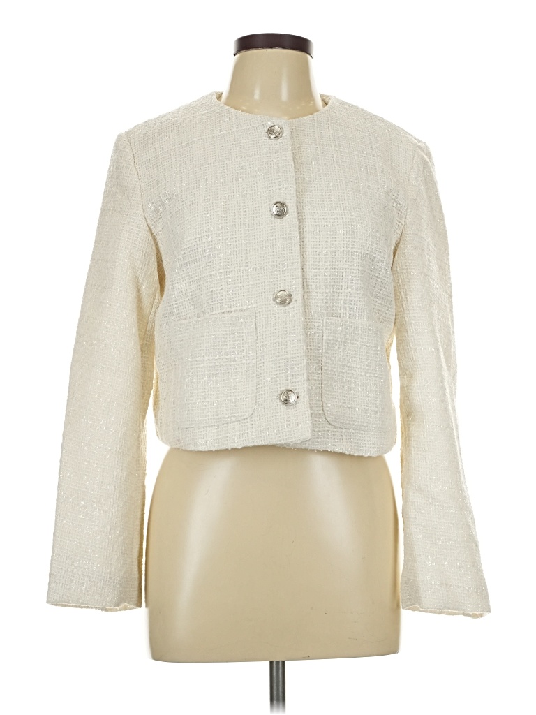 Pre-owned Unbranded Jacket In Ivory