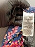 Old Navy 100% Viscose Floral Blue Dress Size 3T - photo 4