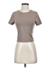 Express Gray Short Sleeve Top Size S - photo 1