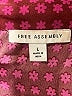 Free Assembly 100% Polyester Polka Dots Burgundy Long Sleeve Blouse Size L - photo 7