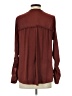 Democracy 100% Polyester Burgundy Long Sleeve Blouse Size S - photo 2