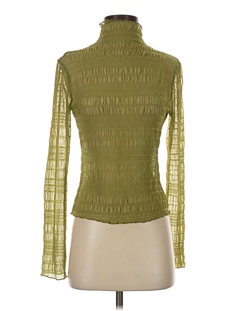Pre-owned More To Come Long Sleeve Turtleneck In Green