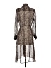 L.K. Bennett 100% Silk Animal Print Brown Cocktail Dress Size 4 - photo 2