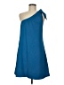 Unbranded 100% Polyester Solid Blue Casual Dress Size M - photo 1