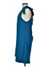 Unbranded 100% Polyester Solid Blue Casual Dress Size M - photo 5