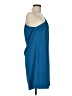Unbranded 100% Polyester Solid Blue Casual Dress Size M - photo 4