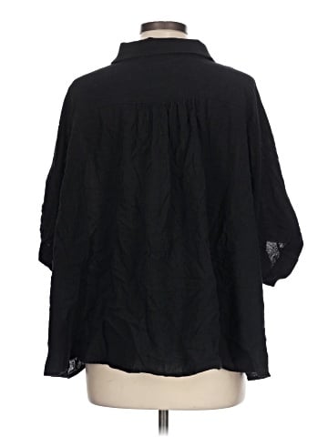 ee:some 3/4 Sleeve Button-Down Shirt (view 2)