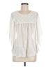 JW (JW Style) 100% Polyester Ivory 3/4 Sleeve Blouse Size M - photo 1