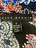 City Studio Paisley Black Casual Dress Size S - photo 7