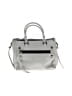 Botkier 100% Leather Houndstooth Gray Leather Satchel One size - photo 1