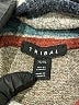 Tribal Stripes Brown Turtleneck Sweater Size XL - photo 7