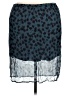 J.Crew 100% Cupro Animal Print Teal Casual Skirt Size XL - photo 2