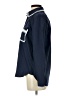 Glam Chevron-herringbone Blue Long Sleeve Blouse Size S - photo 5