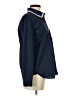 Glam Chevron-herringbone Blue Long Sleeve Blouse Size S - photo 4