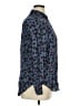 J.Crew 100% Viscose Animal Print Blue Long Sleeve Blouse Size XL - photo 4