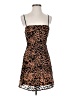 Lush Animal Print Brown Cocktail Dress Size XS - photo 1