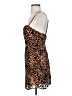 Lush Animal Print Brown Cocktail Dress Size XS - photo 5