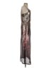 Venus 100% Polyester Metallic Silver Cocktail Dress Size XS - photo 4
