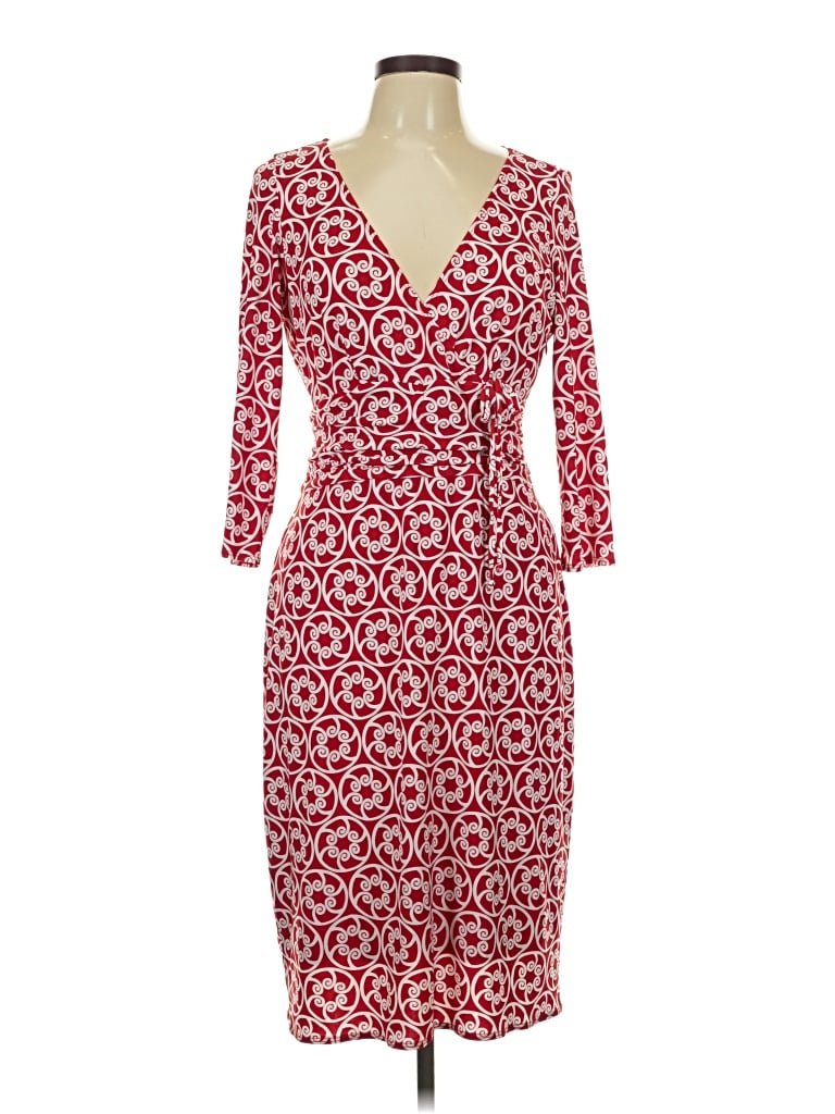 Pre-owned Laundry By Shelli Segal Casual Dress In Red