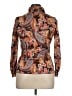 Unbranded 100% Polyester Paisley Orange Long Sleeve Blouse Size 15 - 16 - photo 2