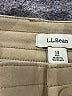 L.L.Bean Solid Tan Khaki Shorts Size 14 - photo 3