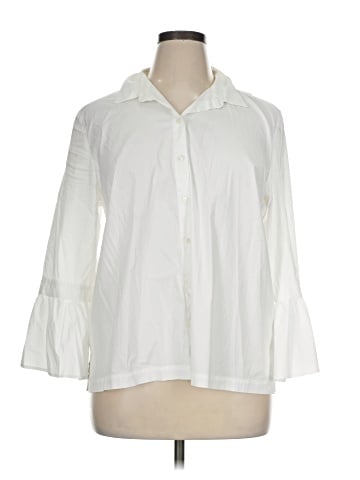 J.Jill 3/4 Sleeve Button-Down Shirt (view 1)