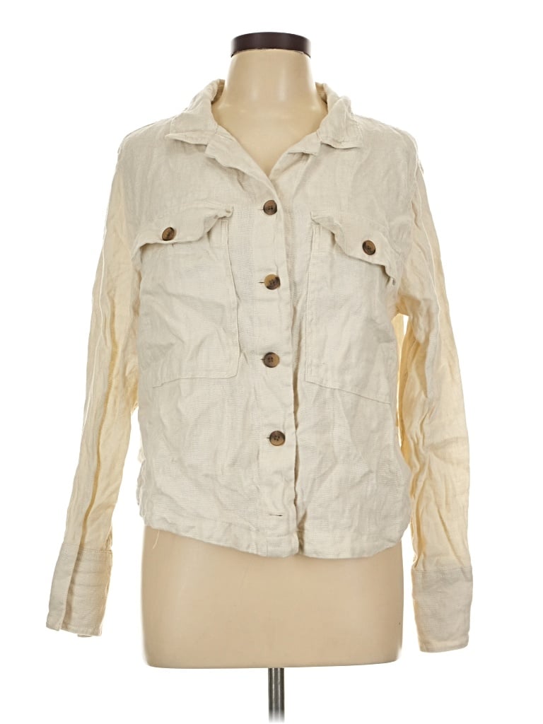 Pre-owned J By Joie Jacket In Ivory