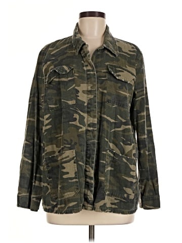 Mystree Long Sleeve Button-Down Shirt (view 1)