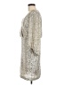 Eliza J Metallic Silver Cocktail Dress Size 8 - photo 5