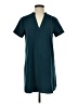 Lush Solid Teal Casual Dress Size XS - photo 1