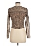Kirious Brown Long Sleeve Top Size M - photo 2