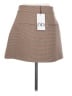 Zara 100% Polyester Houndstooth Brown Casual Skirt Size S - photo 2