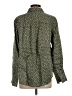 Theory 100% Viscose Print Green Long Sleeve Button-Down Shirt Size S - photo 2
