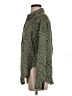 Theory 100% Viscose Print Green Long Sleeve Button-Down Shirt Size S - photo 5