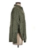 Theory 100% Viscose Print Green Long Sleeve Button-Down Shirt Size S - photo 4