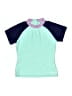 Eddie Bauer Teal Rash Guard Size 7 - 8 - photo 1